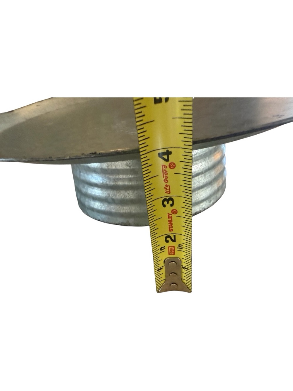 Galvanized Metal Farmhouse Cake Stand 14” Rustic Pedestal Dessert Display Tray - Picture 3 of 5